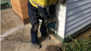Drill, Fill, and Seal Termite Treatment